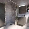 MIRROR CABINET LUMENA 550 LEFT GREY - Image 2